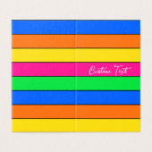 トレンディー鮮無地の鮮ストライプ文字パタ – ンカスタムク (外部フラット)