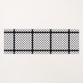 トレンディー黒四角 ヨガマット (正面(横))