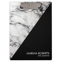 トレンディー黒白トライアングル大理石