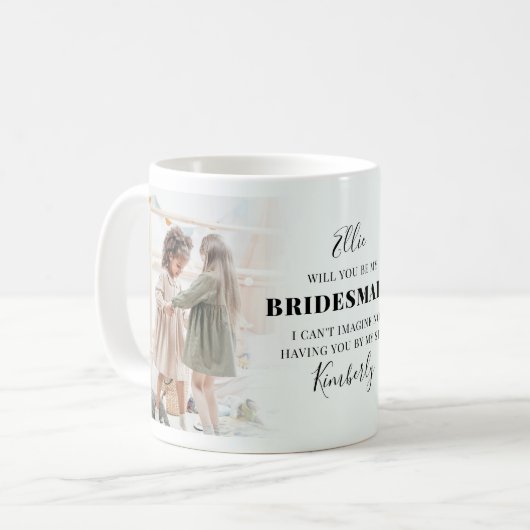 トレンディー2の写真は私の花嫁のメイド？提案書 コーヒーマグカップ (正面左)
