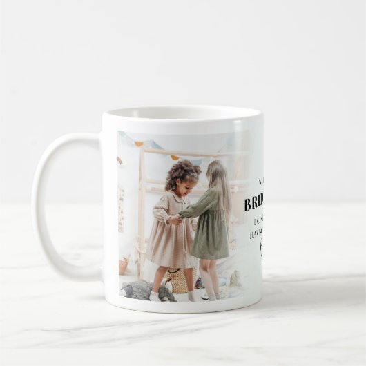 トレンディー2の写真は私の花嫁のメイド？提案書 コーヒーマグカップ (左)