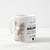 トレンディー2写真は私のbridesmaids提案になる コーヒーマグカップ (正面左)