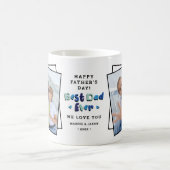 トレンディー2写真最高のパパEver Keepsake Faters Day コーヒーマグカップ (中央)