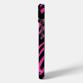 トレンディー2000のピンクとブラック Case-Mate iPhoneケース (裏面 / 左)