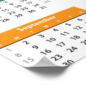 トレンディー2019カレンダーのポスター ポスター (角)