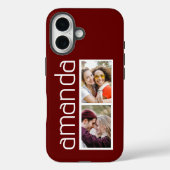 トレンディー2 Black iPhoneを変更できる写真と名前 Case-Mate iPhoneケース (裏面)