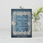 トレンディー3-Dデニムプリントと衣装ジュエリー 招待状 (スタンド正面)