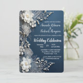 トレンディー3-Dデニムプリントと衣装ジュエリー 招待状 (スタンド正面)