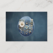 トレンディー3-Dブルーデニムプリントと衣装ジュエリー エンクロージャーカード (裏面)