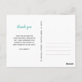 トレンディー3 Photo Collage卒業ありがとう ポストカード (裏面)