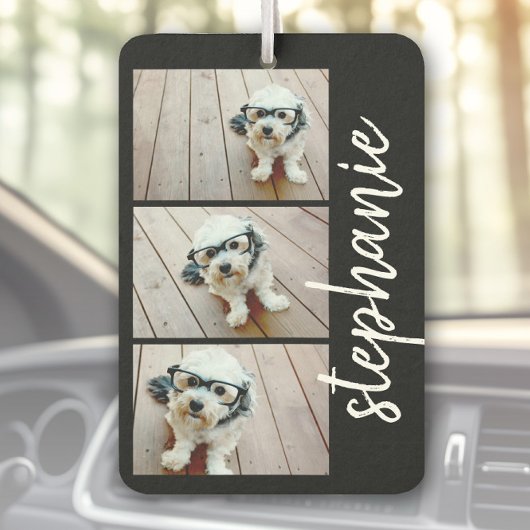 トレンディー3 Photos白黒のスクモダンリプト名 カーエアーフレッシュナー