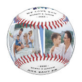 トレンディー4フォト最高のパパエバーキープサケファーザーデー 野球ボール (正面)