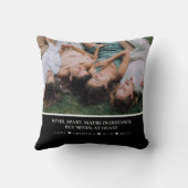 トレンディー4フォト&ベスティー引用文フレンズ最高のフレンズフォーエバー クッション (裏面)