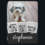 トレンディー4 Photo Collageスクリプト名ホワイトブラック iPad Air カバー<br><div class="desc">このデザインには正方形または自撮り写真を使用できる。4つの正方形の写真を使用して個人的なユニークギフトを作成する。または保ヒバの子犬とトレンディーの形見を作ることができる。変更をもし行うには、ツークリックルの写真を調整する必要がある。</div>