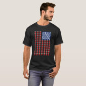 トレンディー7月4日レッドソロカップビールポンUSA F Tシャツ (正面フル)
