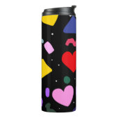 トレンディー80sパターンブルーインクペン タンブラー (回転左)