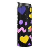 トレンディー80sパターンブルーインクペン タンブラー (回転右)