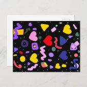 トレンディー80sパターン ポストカード (正面/裏面)