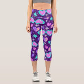 トレンディー90sサングラスネオンテーマカプリレギンス カプリレギンス (正面)