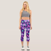 トレンディー90sサングラスネオンテーマカプリレギンス カプリレギンス (正面)