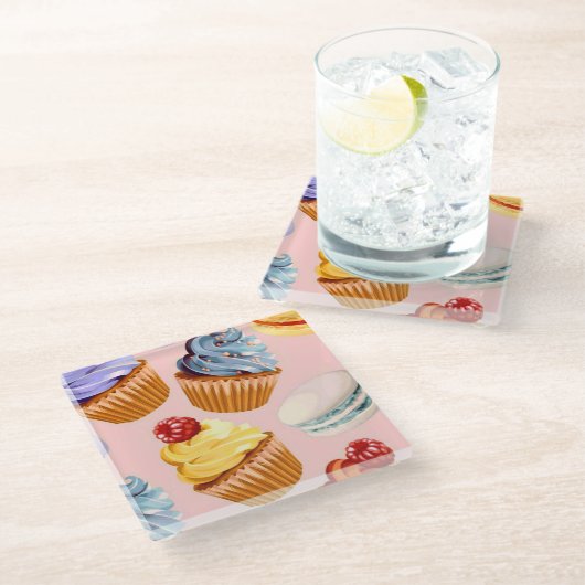 トレンディー ガラスコースター (アングル)