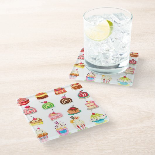 トレンディー ガラスコースター (アングル)