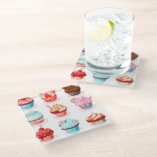 トレンディー ガラスコースター (アングル)