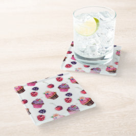 トレンディー ガラスコースター