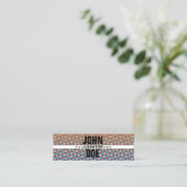 トレンディー、グラム、アーツ、イベント&アントレペナー スキニー名刺 (スタンド正面)