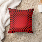 トレンディー&シックレッド&ブラックストライプパターン クッション (ブランケット)