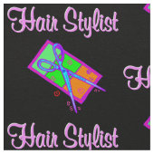 トレンディー、シック及びユニーク美容師 ファブリック (クローズアップ)