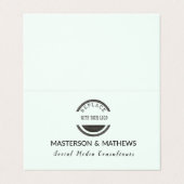 トレンディー・ソモダンーシャルメディア・コンサルタントが発表 名刺 (外部フラット)