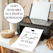 トレンディー・タコによる明るい未来の卒業 ポスター