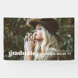 トレンディー・バブリー卒業パーティー 横断幕