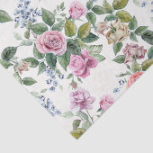 トレンディー、バラ、パターン、ガーリーなぼろぼろの上品、エレガントbea 薄葉紙 (詳細)