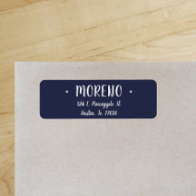 トレンディー |ファミリ |ミッドナイトブルー |差出人住所