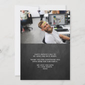 トレンディー（ファンタッシュ – ティック）口ひげ写真父の日 (裏面)