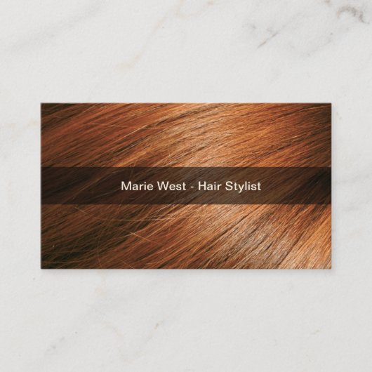 トレンディー・ヘアスモダンタイリスト名刺 予約カード (正面)