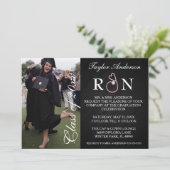 トレンディー·メディカルRNスクール卒業発表 招待状 (スタンド正面)