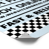 トレンディー&モダンタクシキャブ広告会社 ポスター (角)