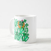 トレンディー"ワンラッキー先生"馬蹄鉛筆マグ コーヒーマグカップ (正面左)