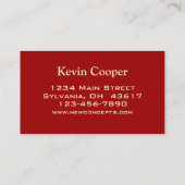 トレンディー 名刺 (裏面)