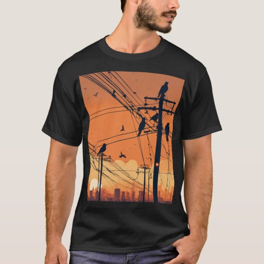 トレンディー&快適なTシャツ - スタイリッシュな毎日へ Tシャツ (正面)