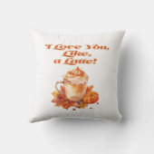 トレンディー「愛してるラテ」 クッション (裏面)