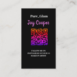 トレンディー、InstagramフォトコラージュQRcodeビジネスC 名刺