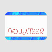トレンディー「VOLUNTEER」の名前タグ 名札 (正面)