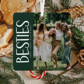 トレンディーBESTIES写真&引用文記念ギフト メタルオーナメント