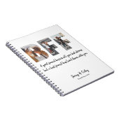 トレンディーBFFフォトコラージュフレンド最高のフォーエバー引用文 ノートブック (右側)