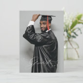 トレンディーBUDGET写真卒業のお知らせ 案内状 (スタンド正面)