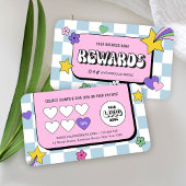 トレンディーGroovyロゴレトロガーリーヘアスタイリストサロン ロイヤリティカード